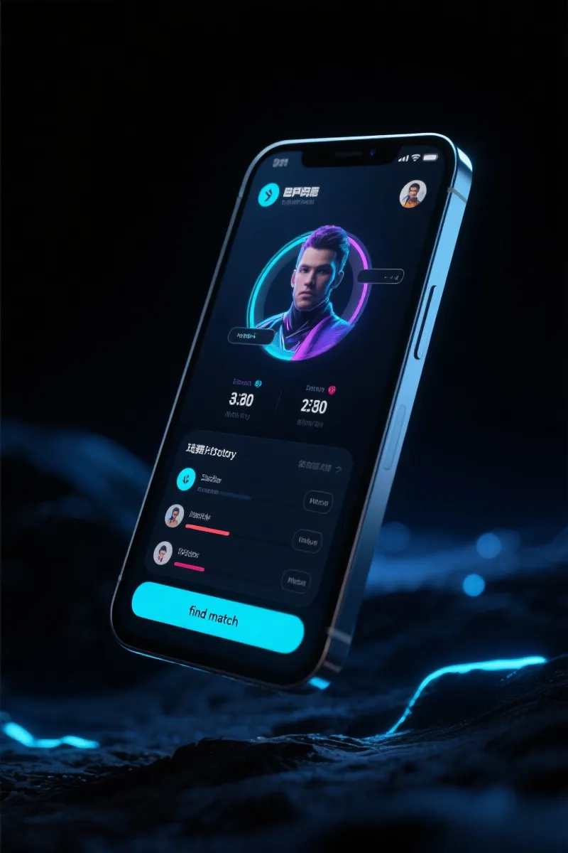 兰博电竞 App 界面展示